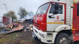 В Курской области на пожаре погиб житель хутора Кочеток