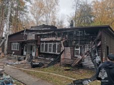 В Курске в детском лагере случился пожар площадью 150 квадратных метров