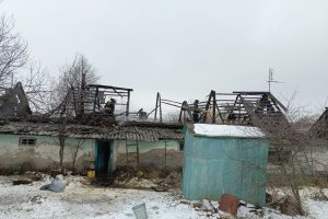 В Курской области сгорела крыша частного дома