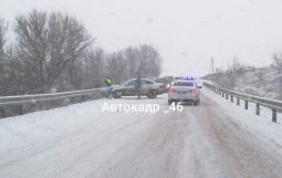 Снежное утро 5 февраля в Курской области началось с дорожных аварий