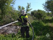 На большей части Курской области установился четвёртый класс пожарной опасности