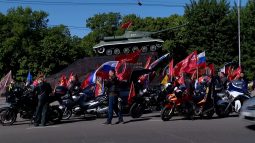 В Курске прошёл мотопробег в честь 80-летия Победы