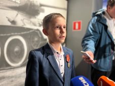 10-летнего Сергея Щеглова наградили медалью “Защитник Курской области”