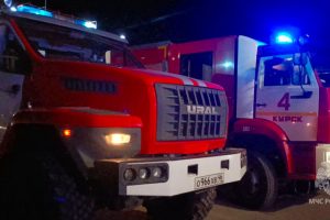 В Курске при пожаре на улице Дейнеки пострадала пенсионерка