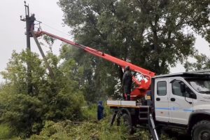 Подача электричества восстановлена