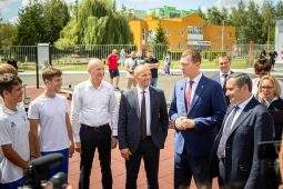 В Курске открылся новый модульный физкультурно-спортивный комплекс