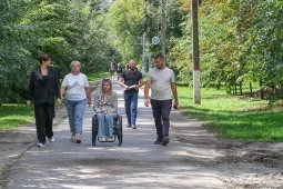 В Курске пляжи Боевки проверили на соответствие требованиям доступной среды