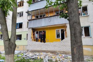 Фоторепортаж с места атаки украинского беспилотника 15 августа