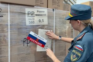 Курянам доставили 270 тонн гумпомощи