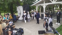 В первомайском парке Курска открыли беседку для игры в шахматы