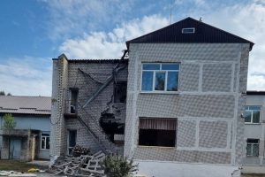 Обломки упали на детский сад