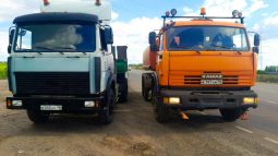 В Курскую область из Санкт-Петербурга прибыли шесть дорожных машин