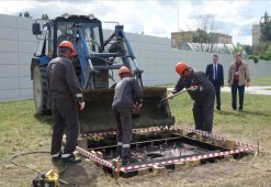 В Курской области установят восьмиметровую копию подписи академика Курчатова