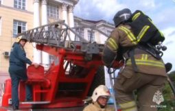 Ликвидация условного пожара в курском вузе заняла 45 минут