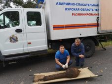В Курской области 3 сентября нашли фугасную бомбу