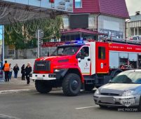 В Курске случился пожар в одном из торговых центров сети «Европа»