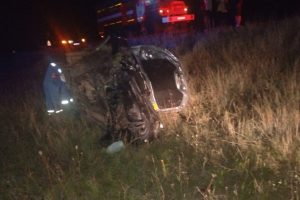 Под Курском «Нива» угодила в кювет