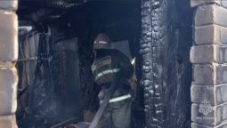 В селе под Курском при пожаре погибли женщина и 3-летний ребёнок