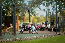 В Курске завершили благоустройство сквера на Гагарина