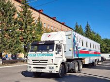«Поезд здоровья» обновился и снова в пути по районам Курской области