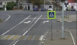 В центре Курска на двух улицах обновлена горизонтальная разметка