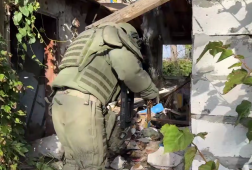 В курском приграничье сапёры находят самодельные боеприпасы