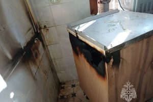 В Курске из-за газового шланга едва не сгорела квартира
