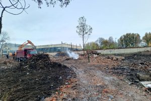 Едкий запах вызван дымом