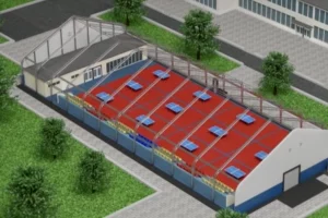 Новый зал для теннисистов