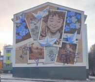 В Мурманске появился мурал, посвященный курскому мальчику-герою Толе