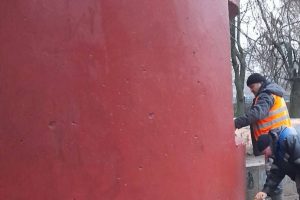 В Курске начали обновлять сквер «Гулливер»