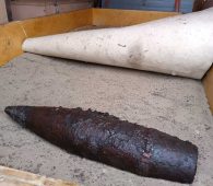 В Советском районе обезвредили снаряд времён Великой Отечественной войны