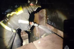 В Курске при пожаре пострадал 34-летний мужчина