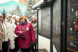 В Курске открыли уличную экспозицию Всероссийского фотопроекта «Китель Победы»