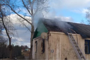 В Курчатовском районе из-за  курения сгорел дачный дом