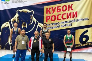 Курские спортсмены взяли золото и бронзу на Кубке России по борьбе