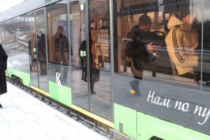 В Курске открыли трамвайные остановки «Кировский мост»