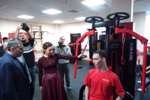 В Курске открыли адаптивный спортивный зал