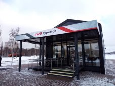 В Курчатове Курской области открыли модульный вокзал