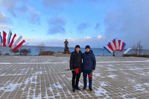 Память Героя России Сергея Чебнёва в Курской области почтил его земляк из Татарстана