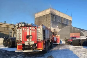 В Курске произошёл пожар на производственном предприятии