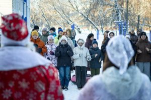 В Курске появился ещё один пришкольный каток