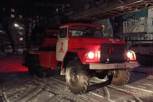В Курске на Спортивной загорелась баня