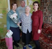 Жительница Курска Любовь Реукова отметила вековой юбилей