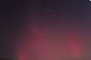 Жители Курской области наблюдали полярное сияние