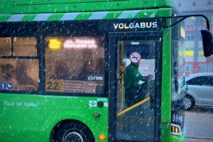 В Курске из-за непогоды общественный транспорт идет с задержками