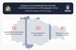 За сутки ВСУ 30 раз стреляли артиллерией по курскому приграничью