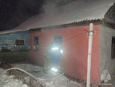 В Курской области на пожаре погибли два пенсионера