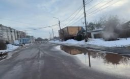 В Железногорске произошли два порыва на теплосетях, оставив без отопления сотни домов