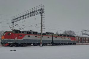В Курской области вышел локомотив для борьбы с наледью